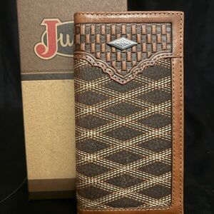 Justin Boots Men's Rodeo Wallet Genuine Leather